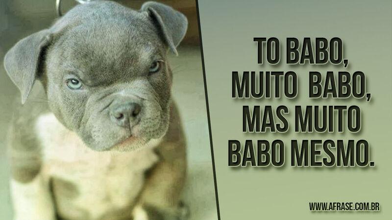 A Frase - Mas muito babo