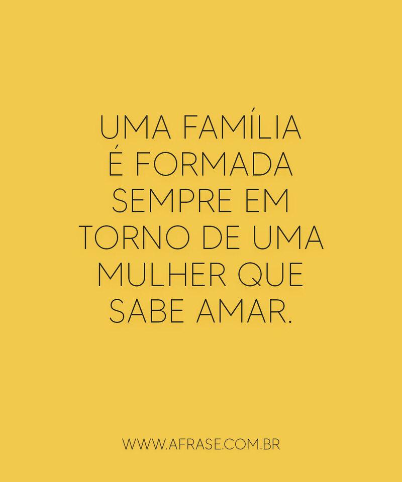 A Frase - Para formar uma família